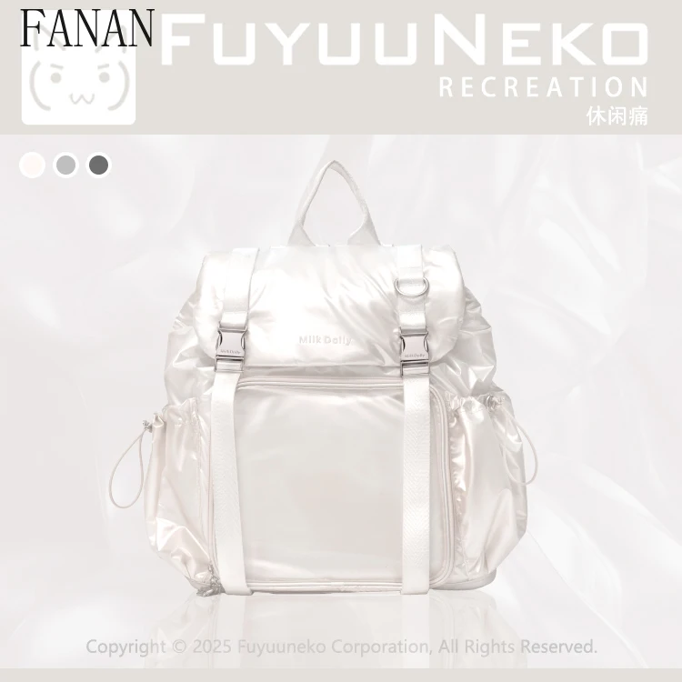 여성용 백팩 스윗하고 귀여운 오리지널 여성 캐주얼 가방 패션 2025 신상 드로스트링 지퍼 대용량 백팩