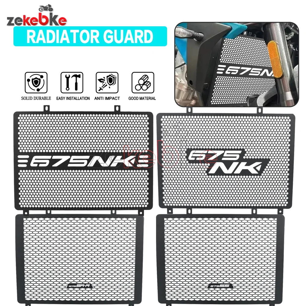 

FOR CFMOTO 675NK 675 NK 2024-2025-2026 Motorcycle Accessories Radiator Protection Grille Guard Protector Cover 675SRR 675SR 2026