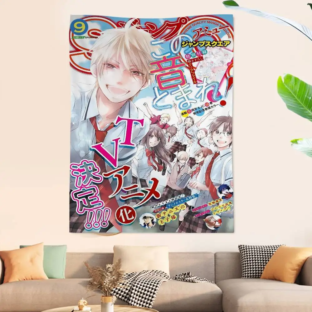 Anime Hot K-Kono Oto T-Tomare Hanging Bohemian Tapestry Hanging Tarot Hippie Wall Rugs Dorm Japanese Tapestry