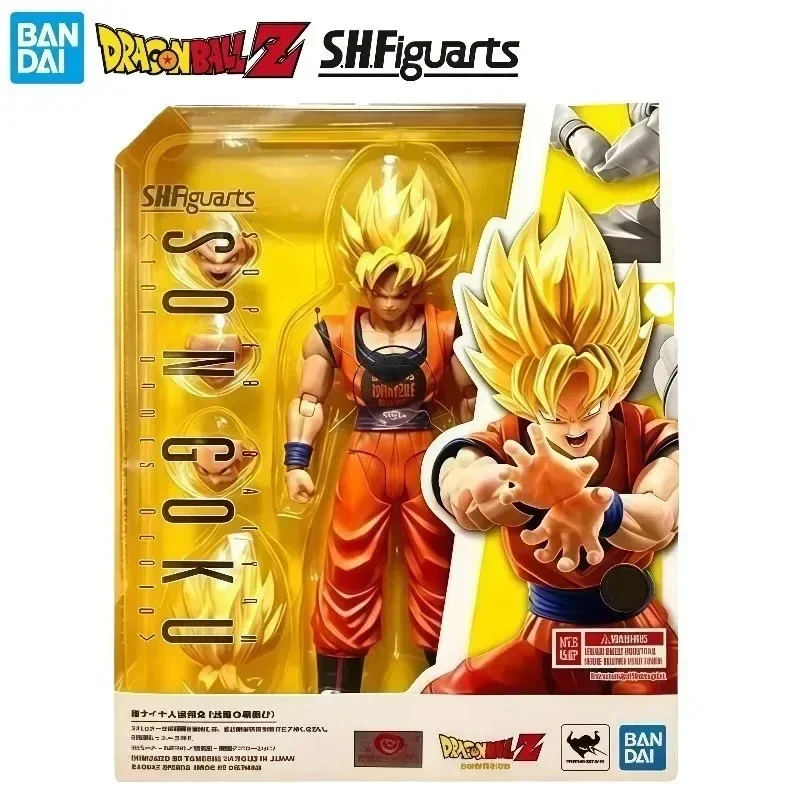 

In Stock 100% Original Bandai SHF Dragon Ball Z Super Saiyan Son Goku Full Power Movable Anime Action Figure Original Retail Box