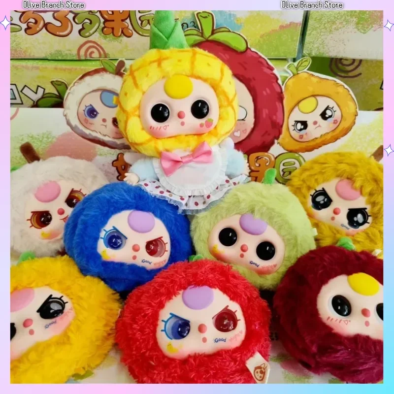 

Genuine Baby Three Fruit Series Blind Box Desktop Room Ornament Anime Decorative Backpack Pendant Children Birthday Toy Gift