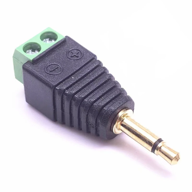 Fixed With Screws No Welding Gold-plated Audio 3.5mm Male Mono/dual Channel Adapter Cable Extension Adapter 2-4PIN Audio Cable