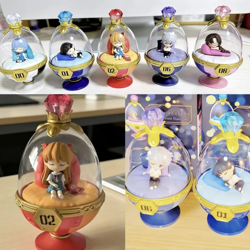 

Re-ment Neon Genesis Evangelion Sleep Egg Series Figures Authentic Anime Peripheral Desktop Decor Collectibles Genuine In Stock