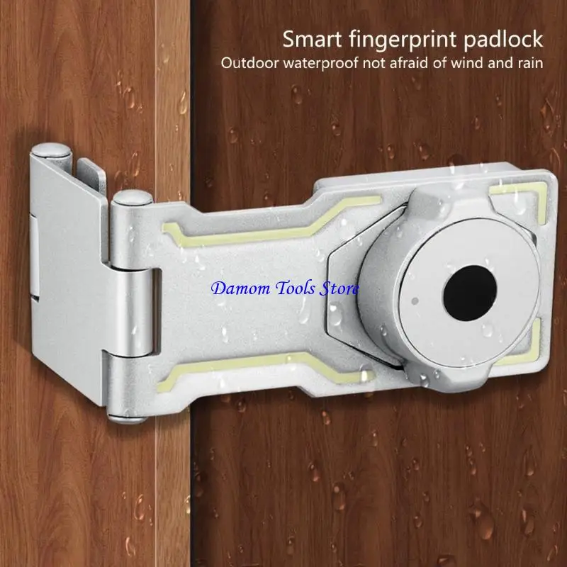 

57BE Fingerprint Cabinet Lock Keyless Metal Latches Lock for Enhances Door Security