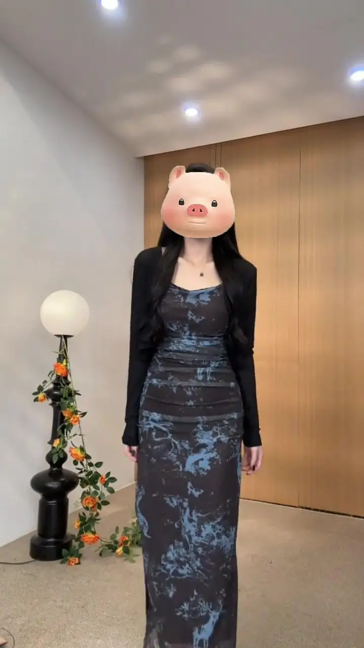 Robes sans manches pour femmes, bleu, tricoté, col roulé, rayures verticales, coupe ample, littéraire minimaliste, Grunge, Harajuku, automne