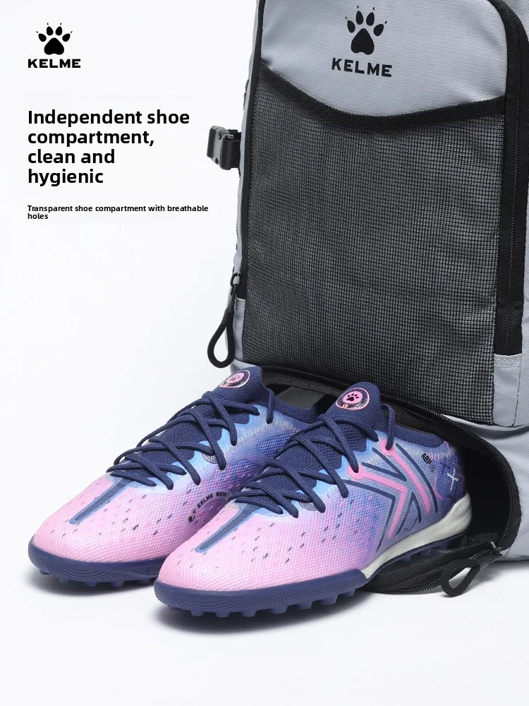 Kelme Backpack Football Training Backpack Large Capacity Outdoor Sports Travel Hiking Equipment Bag
