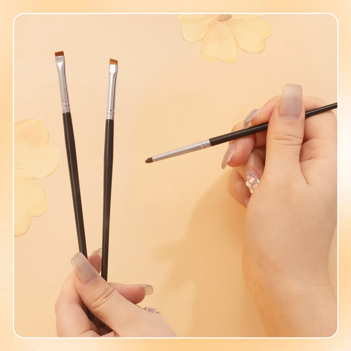 OVW Eyeshadow Makeup Brush Set Super Thin Eyeliner Eyebrow Brush