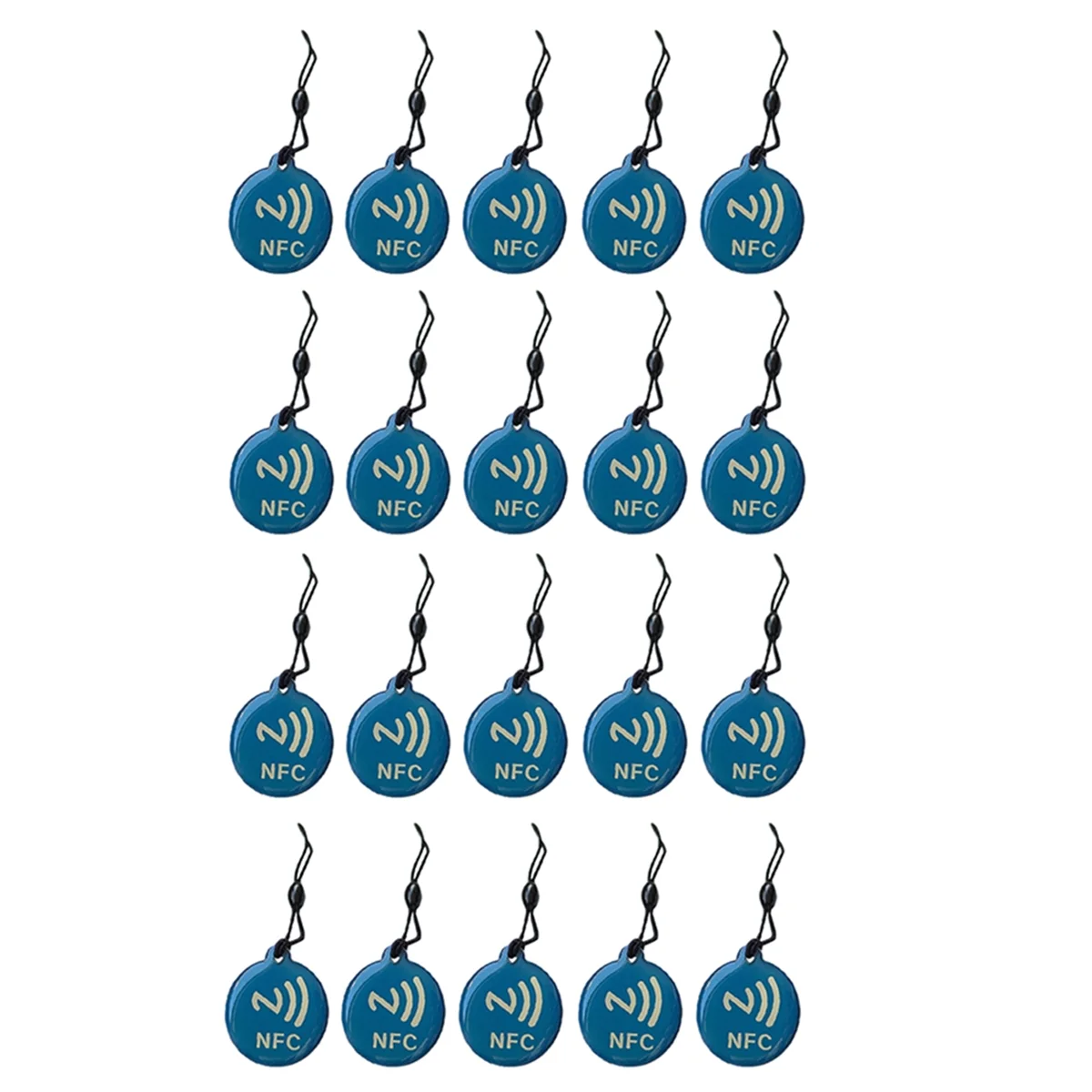 PHILE-20 Stuks NFC Tags Etiket Ntag213 13.56Mhz Smart Card Voor Alle NFC Telefoon Smart Visitekaartje NFC 31.5X28mm