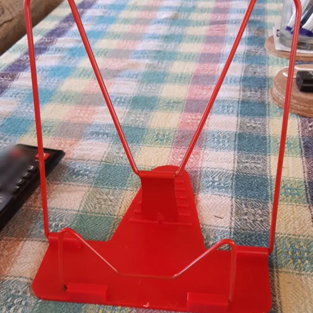 1Pcs Bookends แบบพกพาปรับได้พับได้ Bookend Stand อ่านขาตั้งหนังสือกระเป๋าใส่พาสปอร์ตฐานอ่านหนังสือผู้ถือ