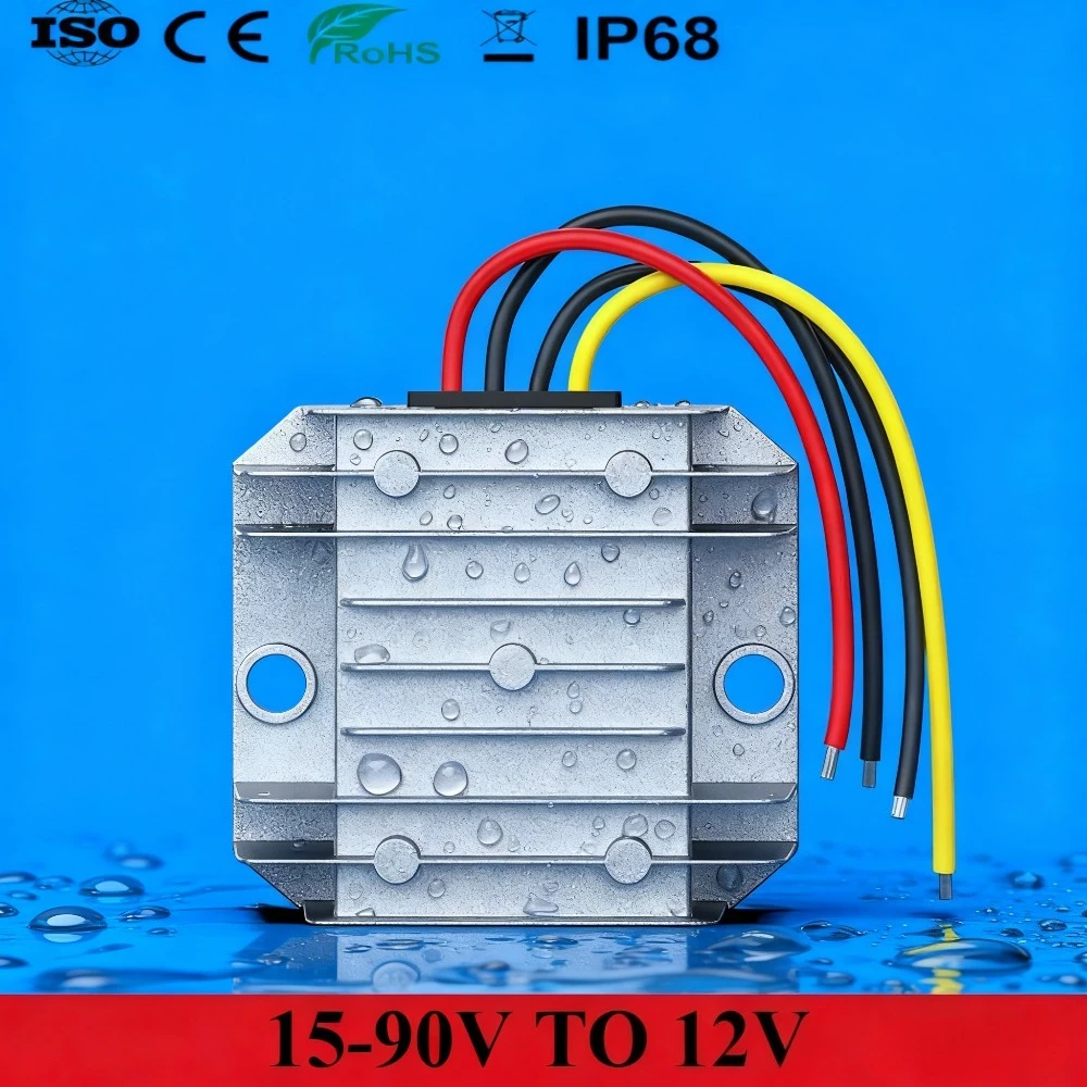 CE 85V 72V 48V 36V 24V to 12V 3A 5A 8A 10A 12A 15V-90V to 12V DC conversion regulator Automotive voltage reduction power module