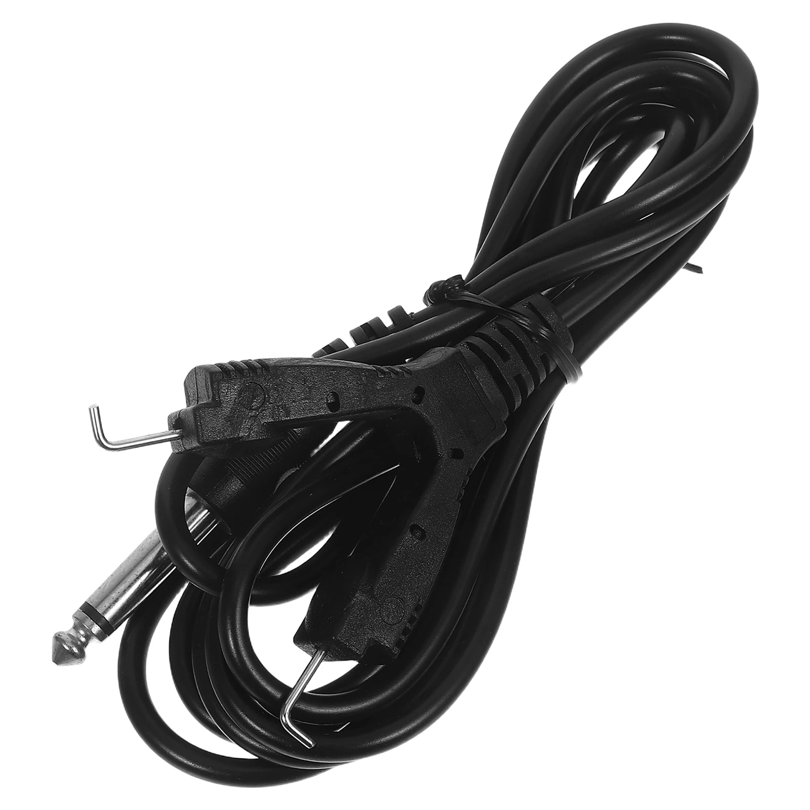 

25M Integrated Hook Line Durable Silicone Power Wire for Tattoo Machine Clip Cord Black Suitable Most Machines