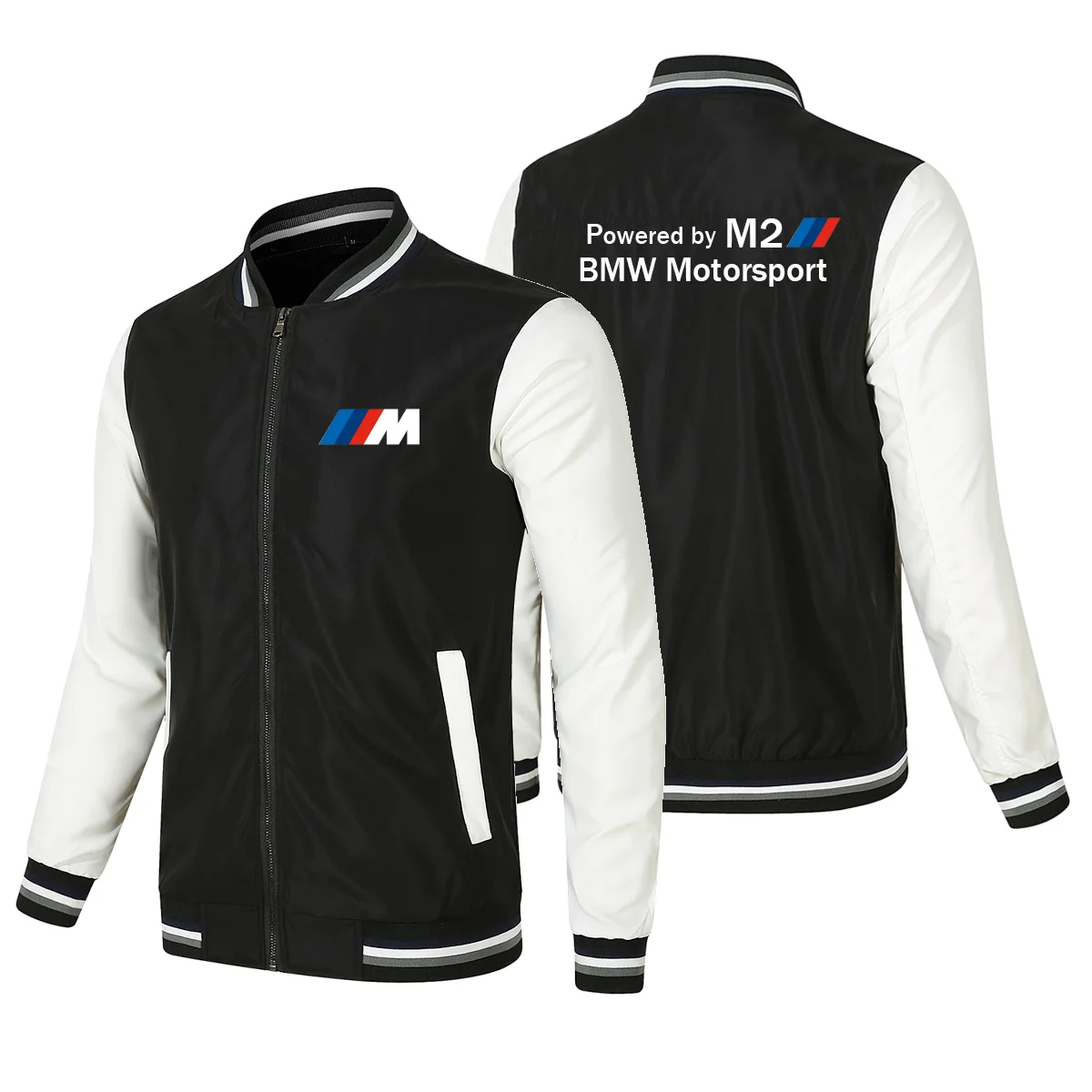 New 2025bmw Logo Baseball Jacket Men's Coat Comfortable Fashion Large size Trench coat M2 M3 biker jacket Hardshell jacket