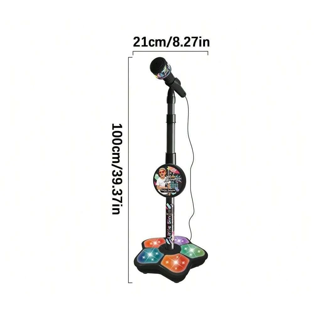 Support de microphone pour enfants, jouet portable, karaoké électronique pour enfants, support de microphone durable pour fête, machine de karaoké pour enfants