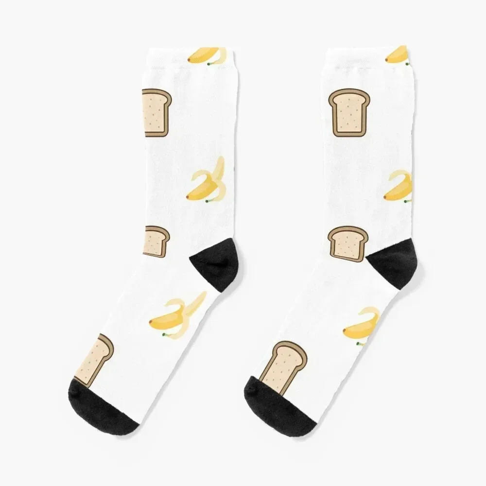 Banana and Bread Socks kawaii sports and leisure anime shoes Socks Men's Women's