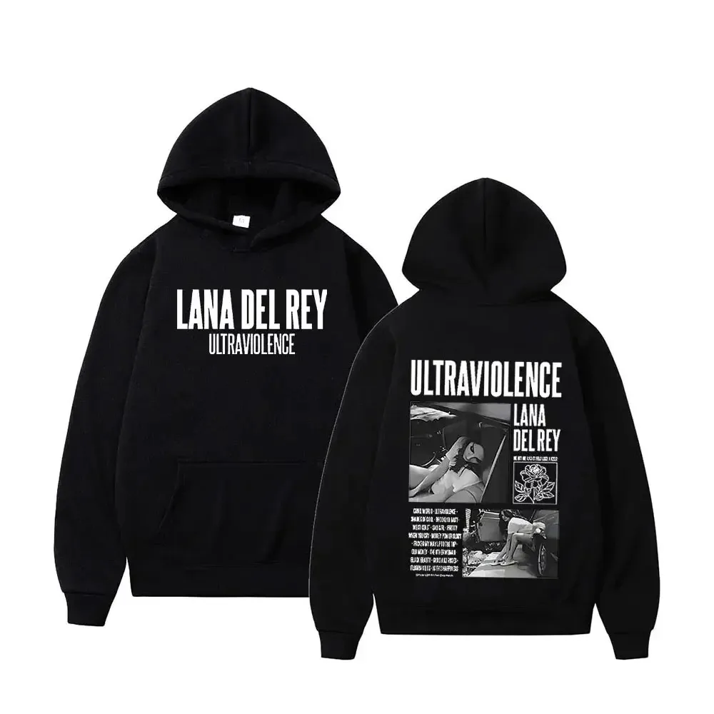 Sängerin Lana del rey Hoodies Ultra viole nce Musik album Hoodie Männer Frauen ästhetische Mode