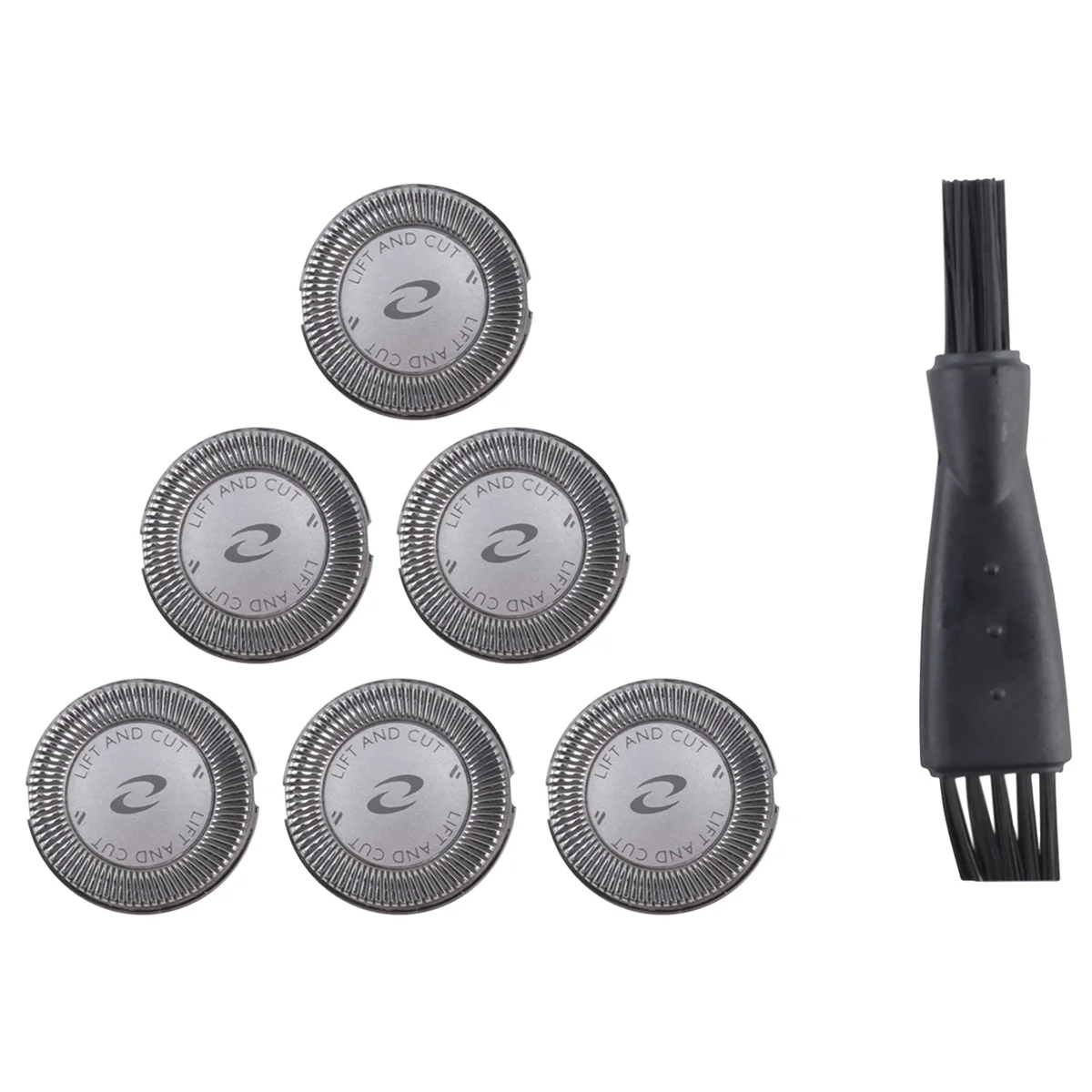 Cabeça de barbeador de lâmina de substituição, 6pcs, Philips HQ3, HQ4, HQ54, HQ56, HQ55, HQ851, HQ912, HQ136, HQ6900, HQ6940, HQ6868