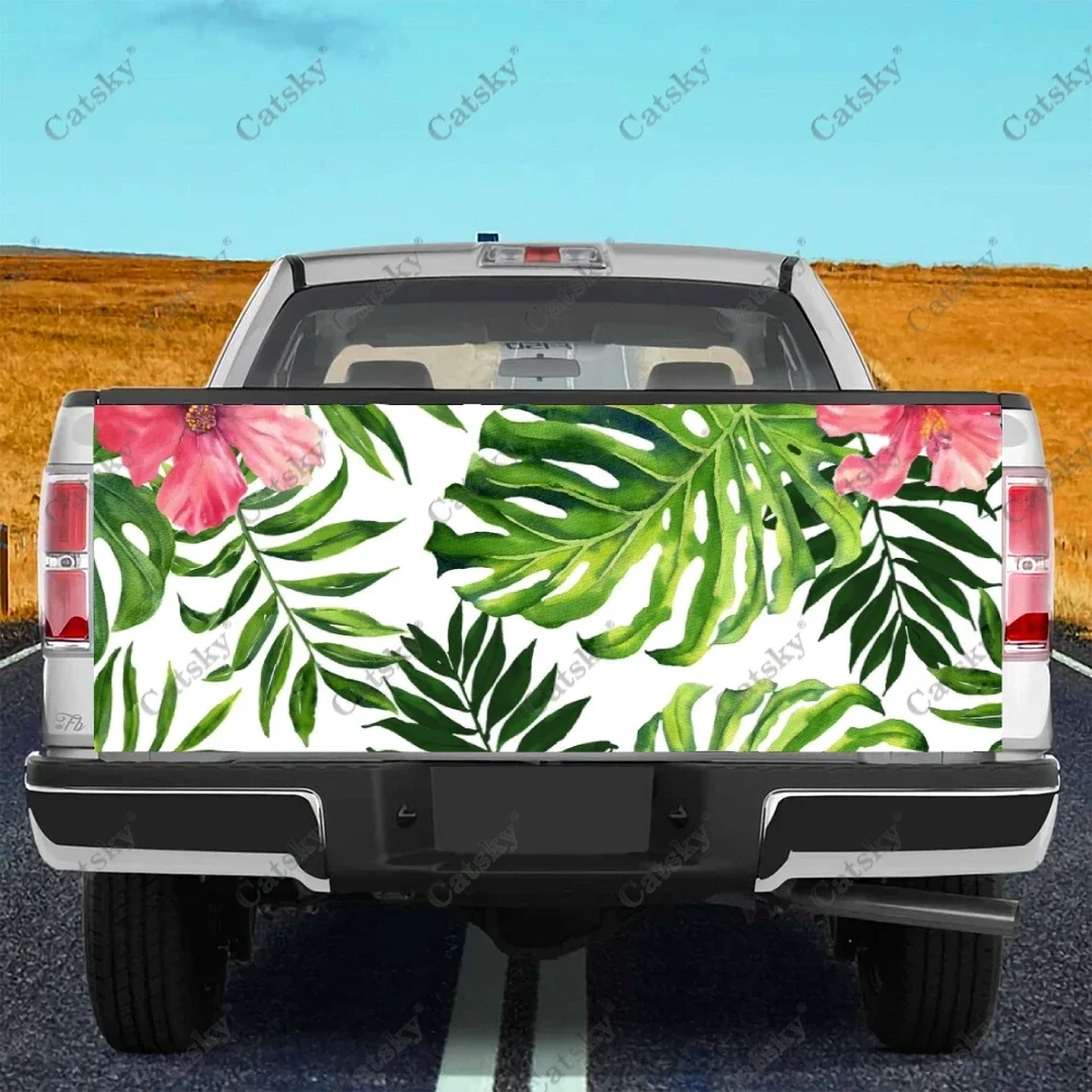 Hibiscus Flower Car sticker truck rear tail modification custom suitable for SUV car truck packaging accessories sticker decals