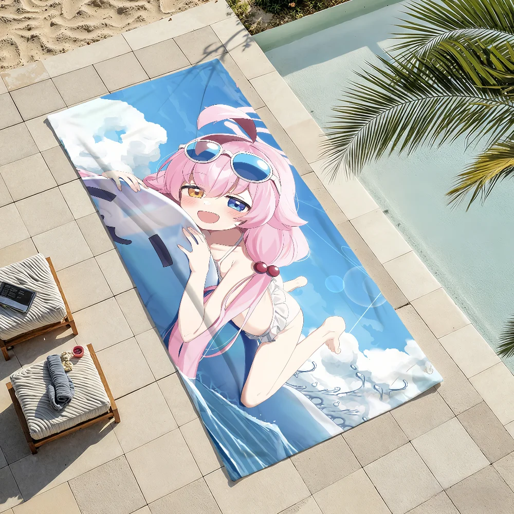 Game B-Blue Archive Takanashi Hoshino Towel For Swim Yoga Gym Quick Drying Soft and skin-friendly Beach Towels All-Season