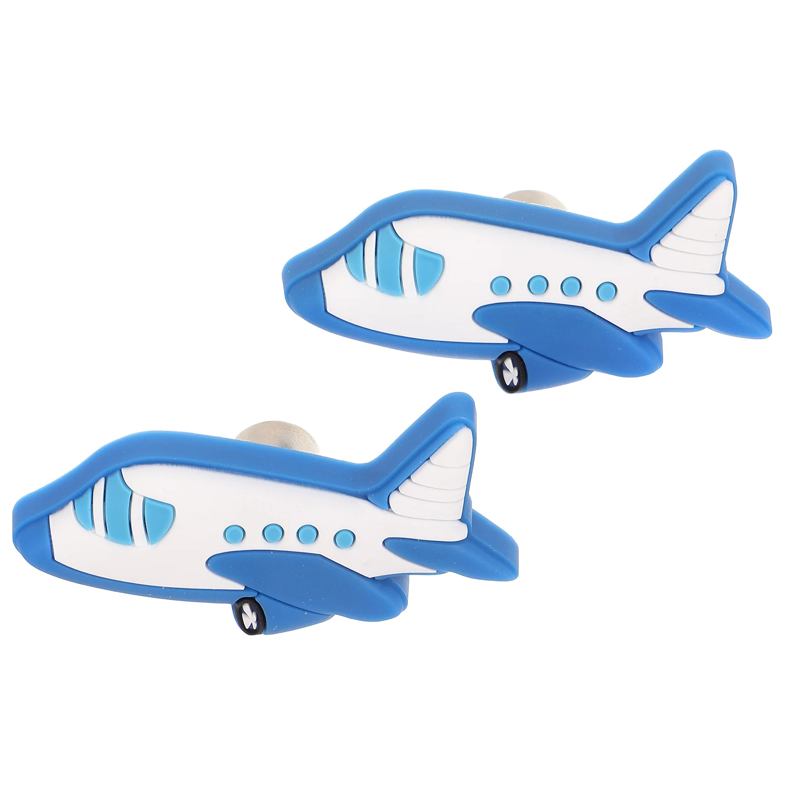

2 Pcs Cabinet Pull Airplane Handle Dressing Table Soft Rubber Door Handles Indoor