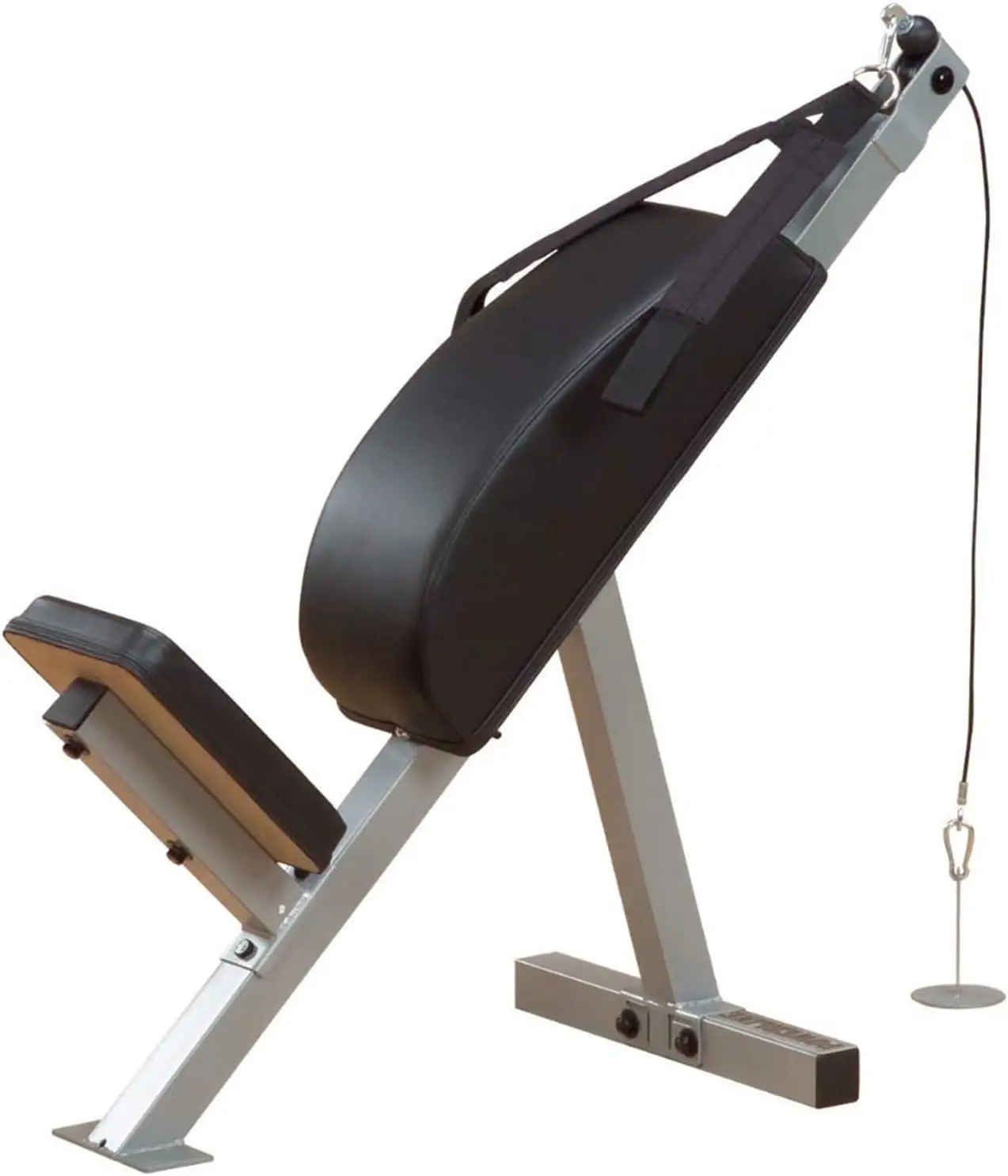 Banco crunch Ab de carga de placa PAB21X, máquina de entrenamiento de músculos abdominales de 6 paquetes para gimnasio en casa, capacidad de peso de 350 libras