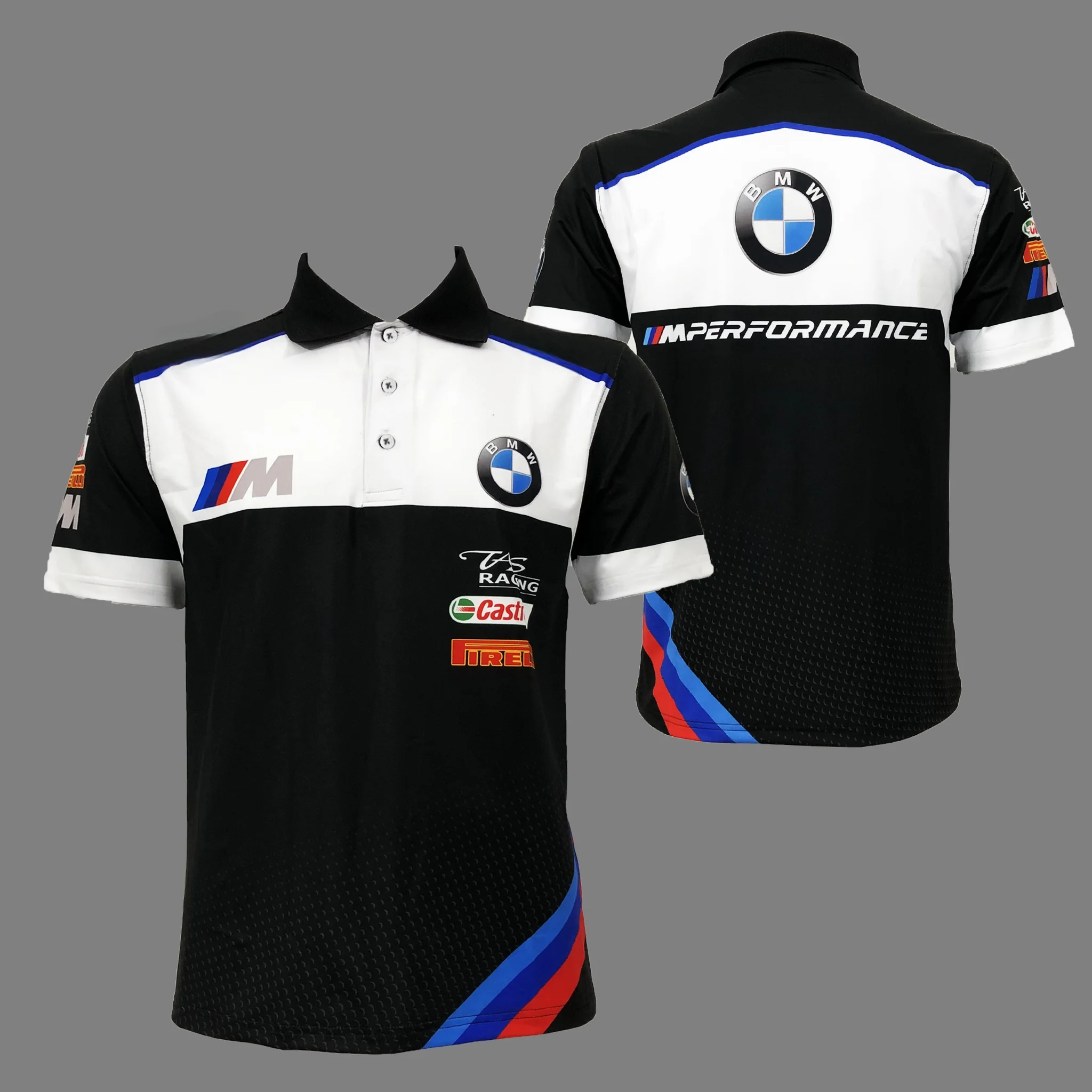 

25-26 Летняя мужская спортивная рубашка-поло с короткими рукавами BMW, гонки на мотоциклах, бренд M Power Automobile, модная повседневная одежда