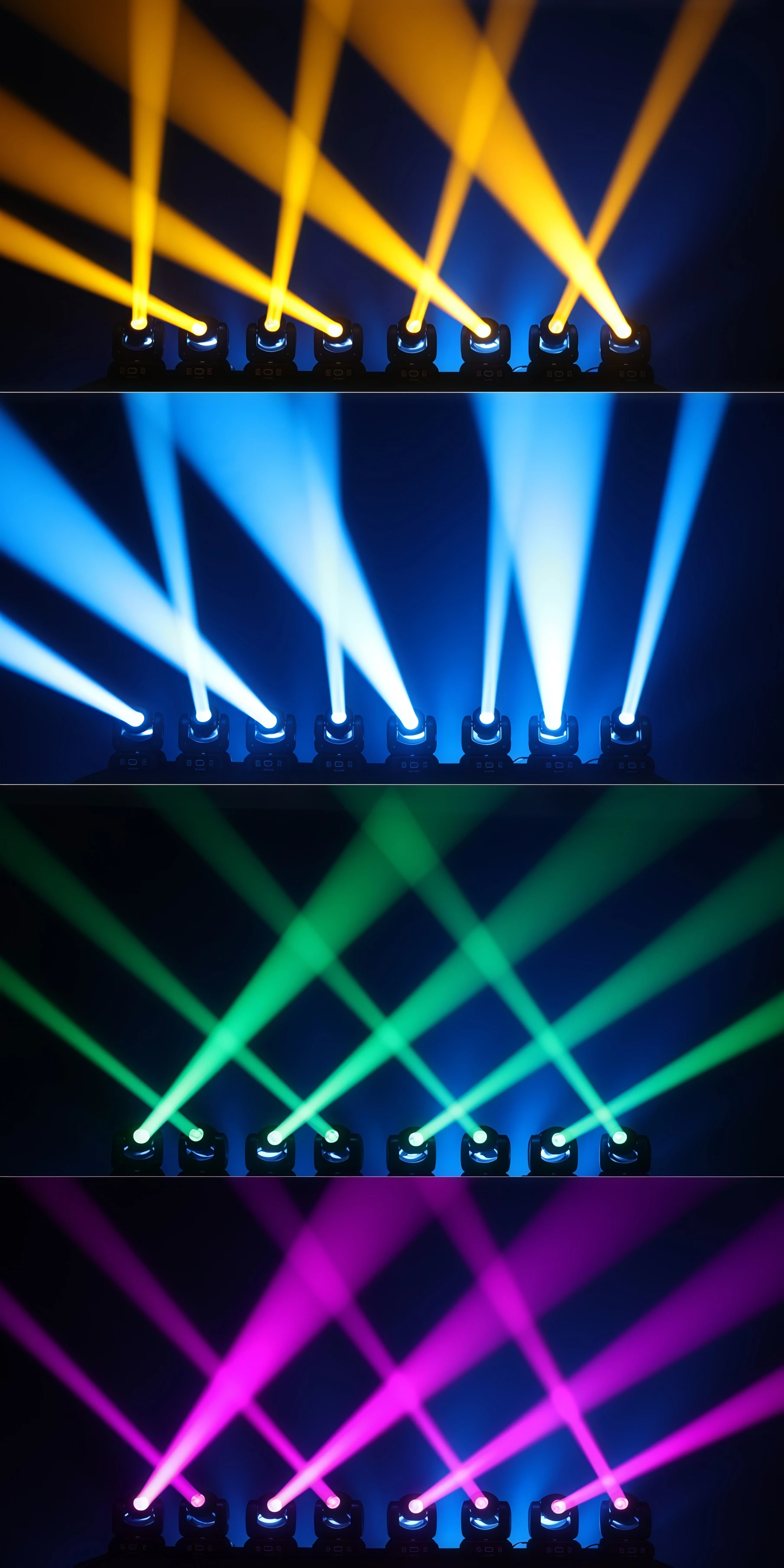 Moving Head Stage Light 120W LED With Sound Activated DMX512 Control Professional DJ Spotlight For Disco Events Church Show Bar