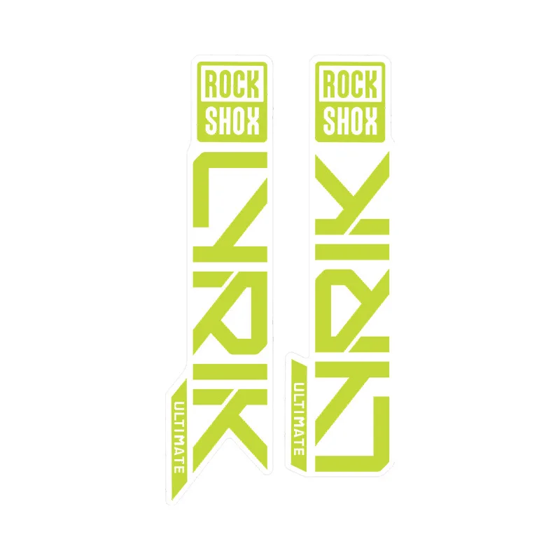 Waterproof Decal for Mountain Bike Front Fork Decor RockShox Lyrik Ultimate MTB Fork Vinyl Sticker Set