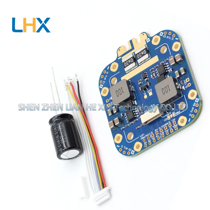 

FCHUB-12S V2 440A Overdrive Vehicle FPV Power Distribution Board 5V 12V Dual-Output BEC Distribution Panel