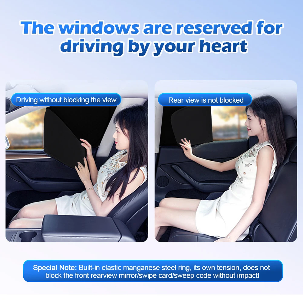 

8Pcs/Set Car Multi Sun Shade Ultraviolet Isolation Car Windows Sun Shade Auto Sun Shade for TESLA Model Y 2020-2024 Accessories