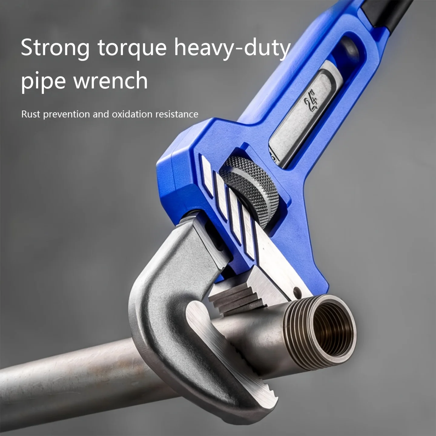 8/10/12/14 Inches New Heavy Duty Adjustable Pipe Wrench Forged Steel Straight Spanner Universal Plumbing Tool For Plumber Home
