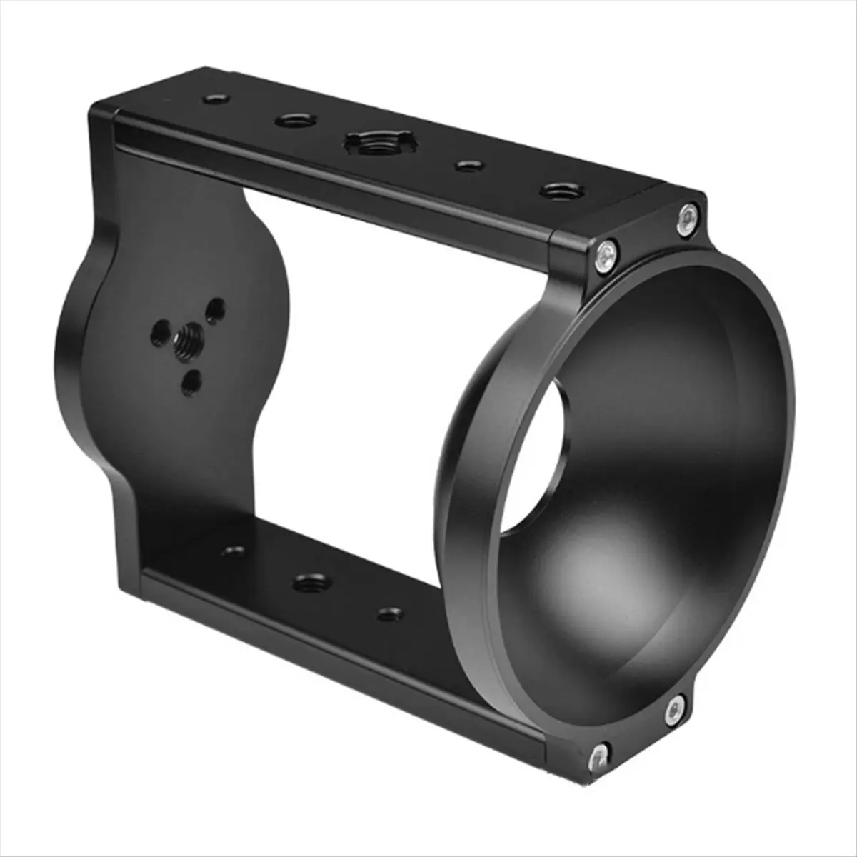 Half Ball Flat to Bowl Adapter Converter Riser Easy to Operate Anti 75mm Tripod Head Bowl Riser
