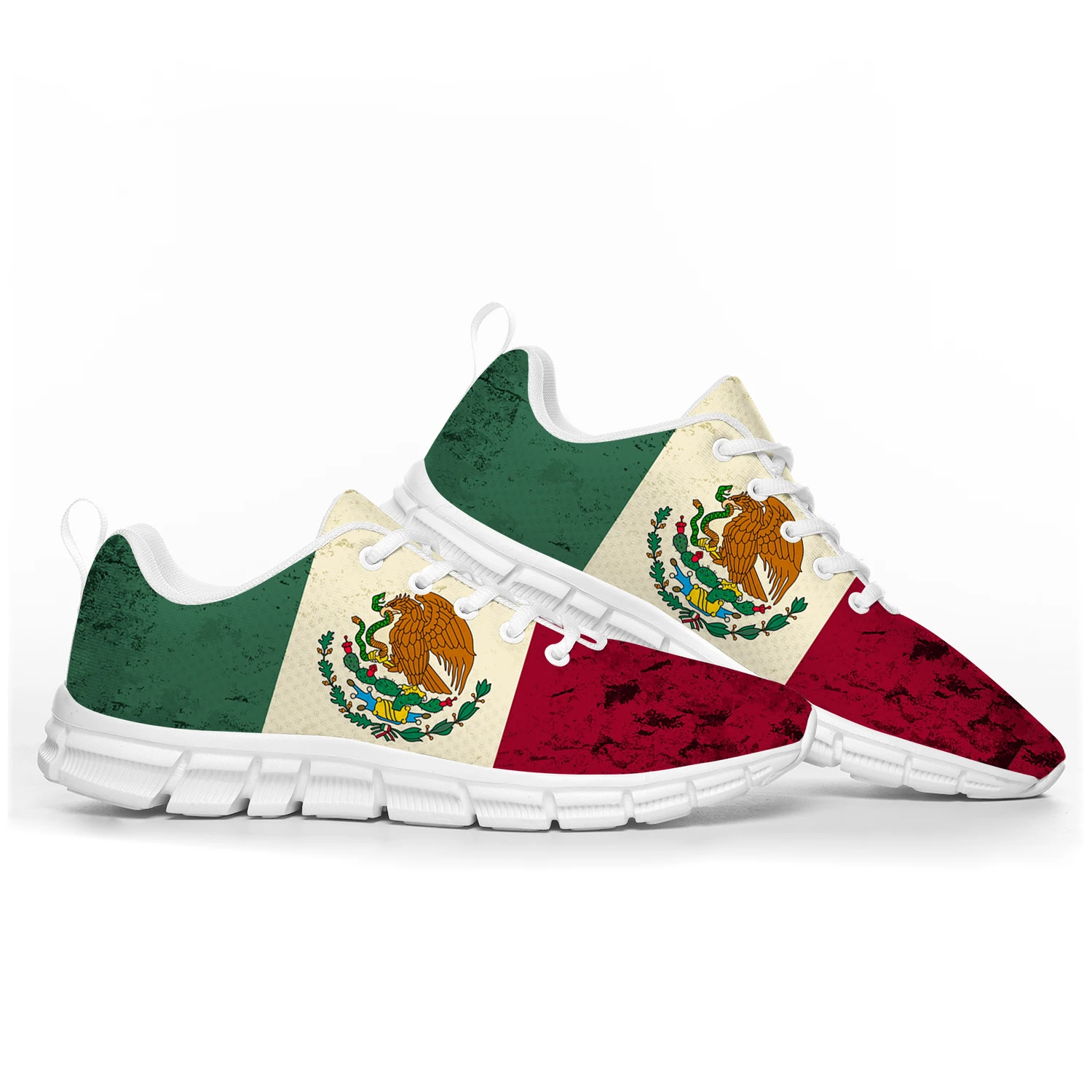 mexican Flag Sports Shoes Mens Womens Teenager   Sneakers mexico Casual Custom High Quality Couple Shoes