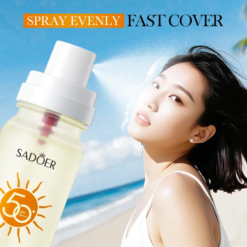 Moisturizing and Isolation Spray Effectively Resists Sun Ultraviolet Rays and Prevents Light Multi-effect Sunscreen Spray