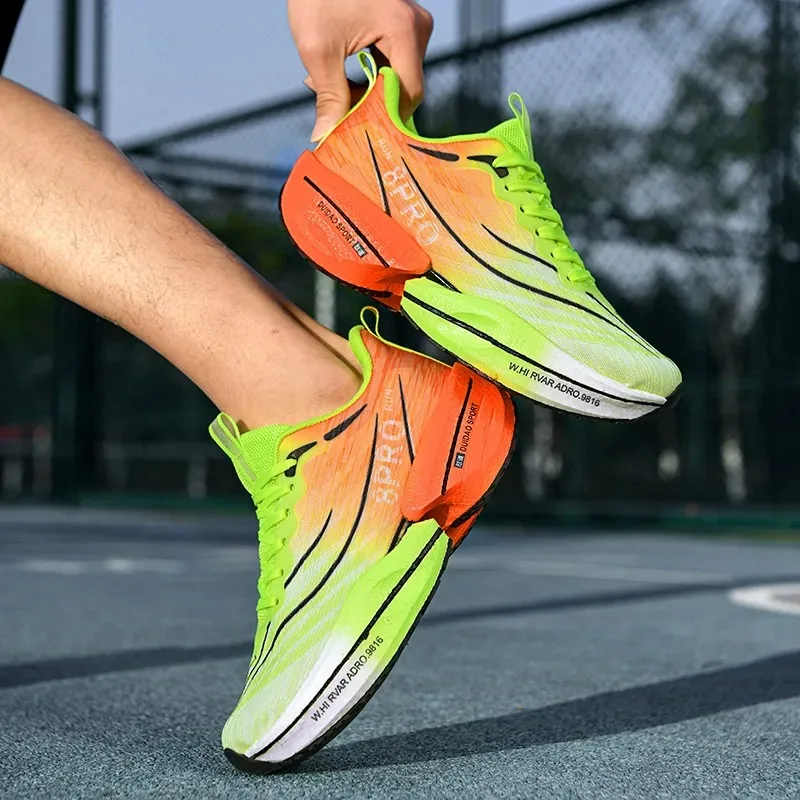 NEW Men Sports Running Shoes Off Marathon Breathable Light Comfortable Women Athletic Sneakers Jogging Tenis Air Cushion view 6