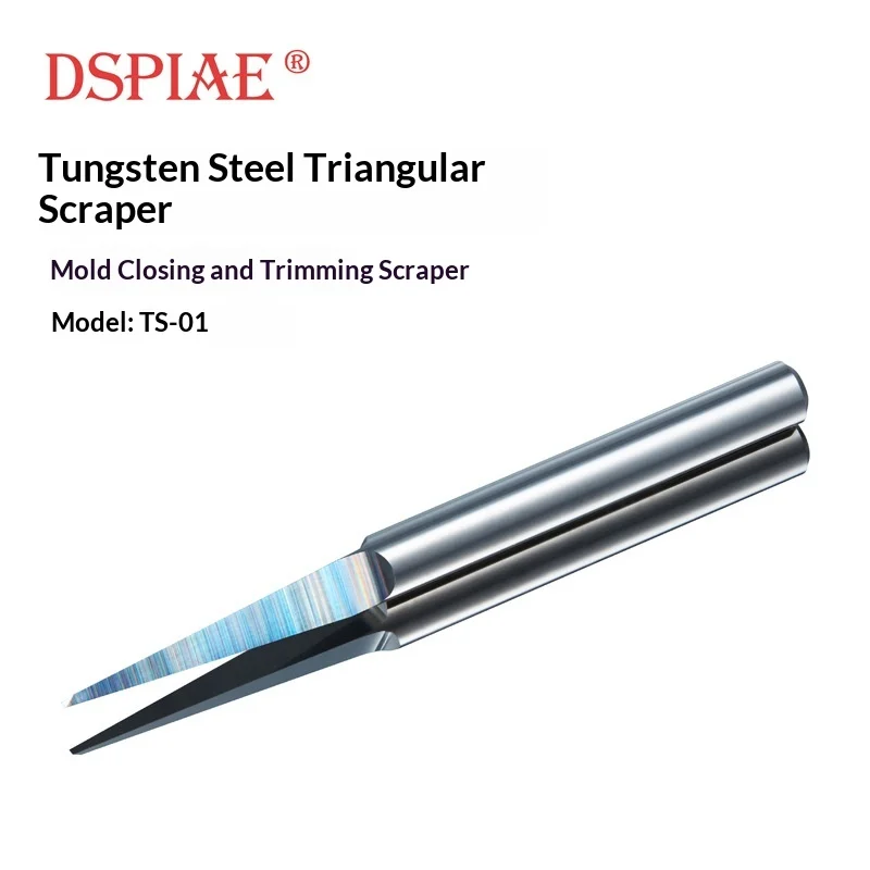 Tungsten Steel Triangle Engraving Knife TS-01 - 3-Prong Scraper Tool for Model Modification, & GK Resin Carving