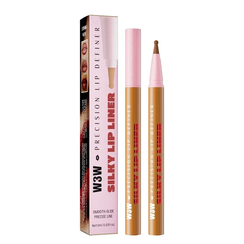 محدد شفاه مخملي غير لامع - محيط شفاه ستيريو ثلاثي الأبعاد، مقاوم للماء وغير قابل للتلطخ يحدد الشفاه المثالية الناعمة التي تدوم طويلاً #5