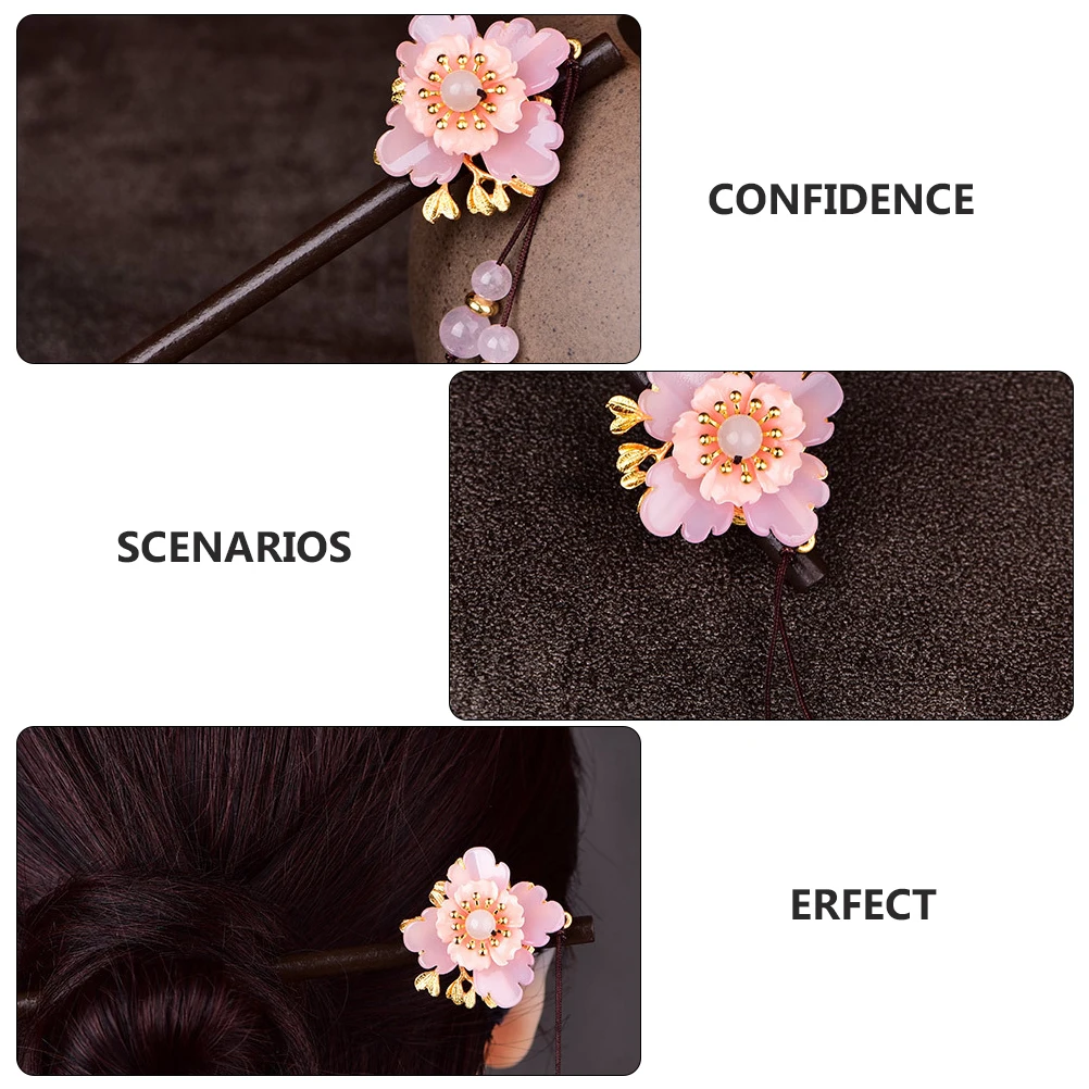 

Vintage Hairpins for Women Retro Style Wooden Hair Sticks Elegant Chic Accessories Perfect Gift for Girlfriend Mother