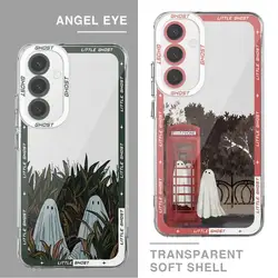 Little Ghost phone Case for Samsung A13 A14 A15 A23 4G 5G A24 4G A25 A33 A34 A53 A54 A73 A35 A55 5G bag