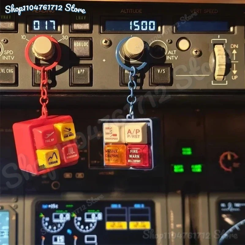 

Boeing 737 Airbus sound emulator pilot keychain