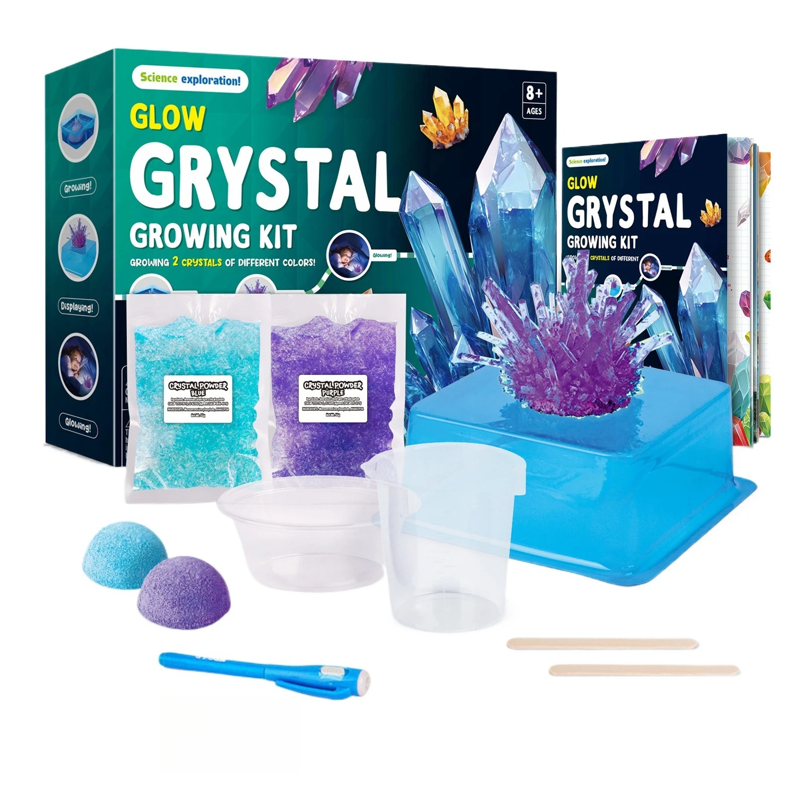 Children's Educational Science Experiment Set Slime Volcanic Eruption Handmade Student Technology Production Materials Toys Game