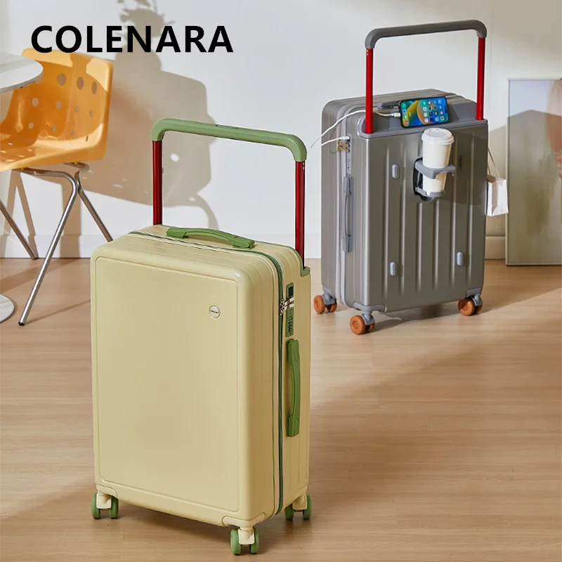 COLENARA High-quality Suitcase 20 Inches PC Boarding Box 24