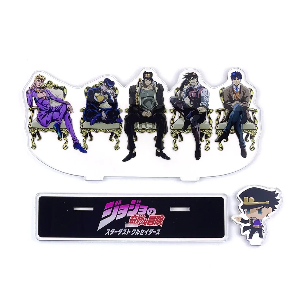 

BIG SIZE Jo no Kimyou na Bouken Bizarre Adventure Jonathan Joseph Jotaro Josuke Giorno acrylic standee figurines desk decoration