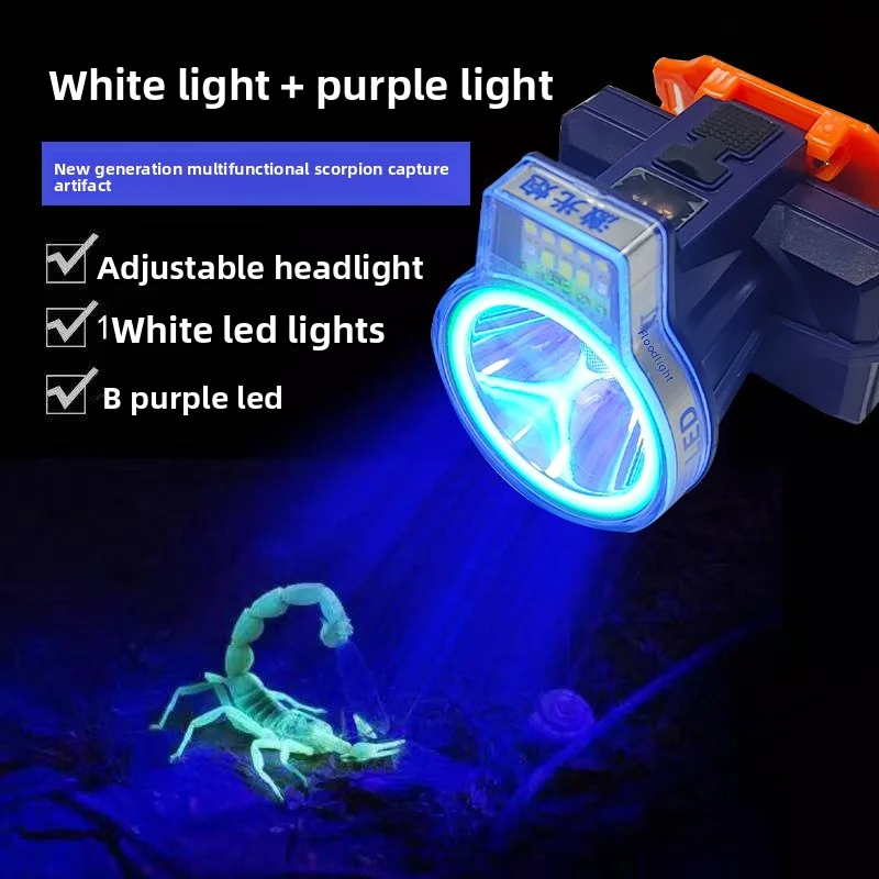 Led Rechargeable Waterproof Fishing Light Strong And Ultra Bright Mineral Lamp Can Provide Continuous Illumination For 7 Hours