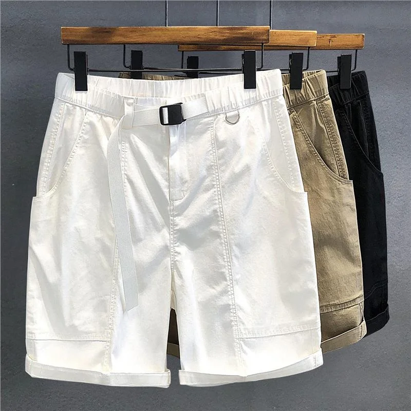 

Men's Summer Quick Dry Ice Silk Casual Slim Fit Thin Five-Part Pants Four-Part Shorts Comfortable Breathable Outdoor Wear