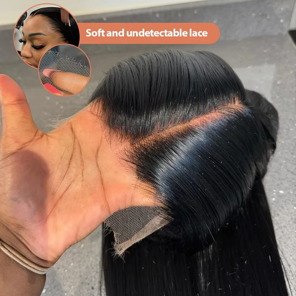 

ShineEase 100% человеческие волосы 200 Плотность 13x6 Bone Straight HD Парик фронтальной части шнурка 30 32 36 дюймов 13x4 Парики из натуральных волос на кружеве