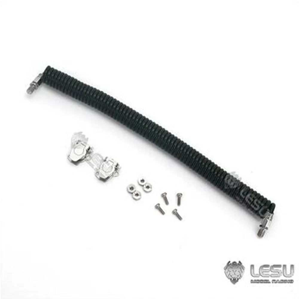 LESU 1/14 트럭 시뮬레이션 장비 와이어 랙 고정 가스 파이프 라인 장식 액세서리 RC Tamiya Scaleclub 트랙션 트럭