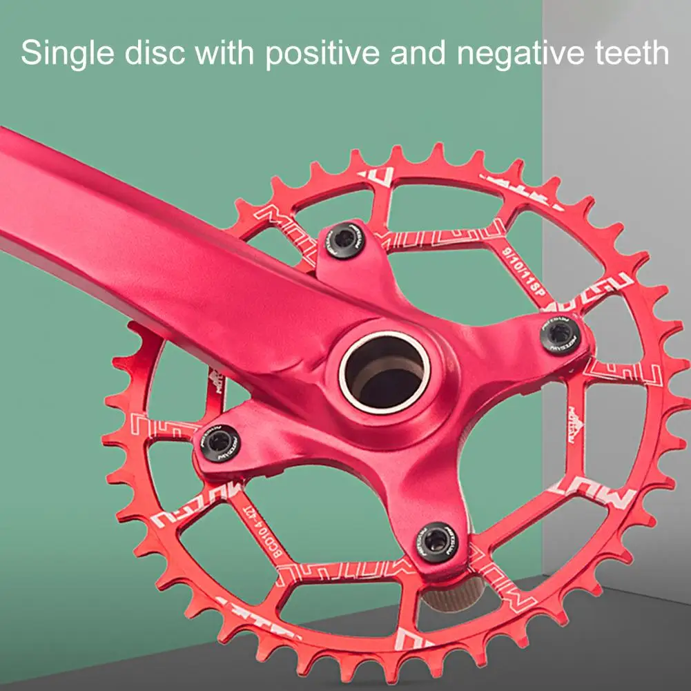 40T/42T/44T/46T/48T/50T/52T Chainring Anodizing 104BCD Positive Negative Tooth Bicycle Chainwheel Single Speed Bike Sprocket