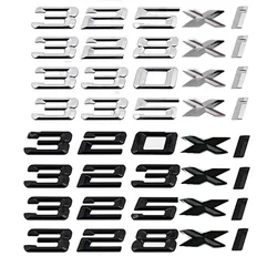 Car Rear Trunk Styling Badge Tailgate Sticker For M3 E90 E91 E92 320xi 323xi 325xi 330xi 328xi 335xi Letter Emblem