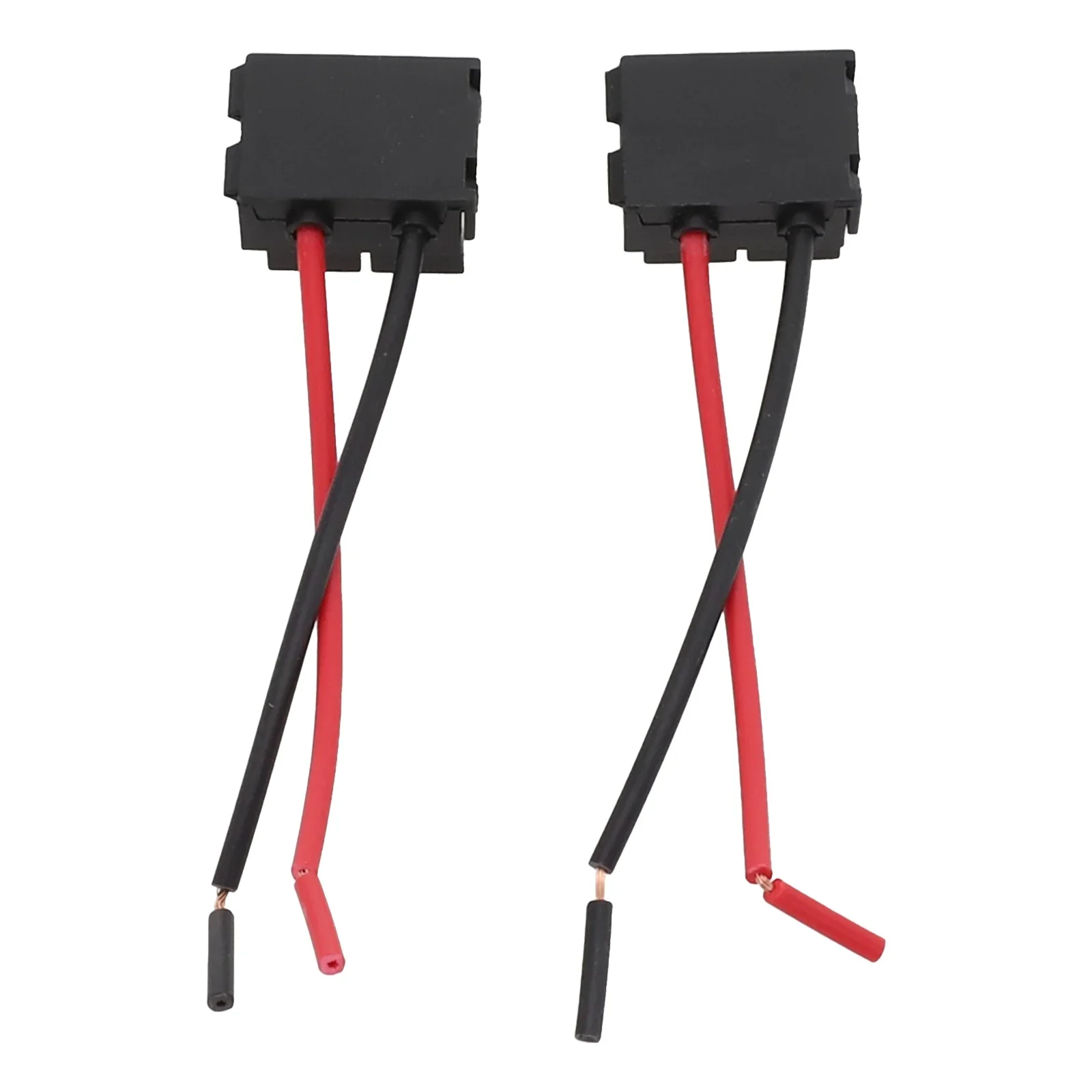 2pcs Harness Sockets Car Auto Wire Connector Bulb Base 15cm For H7 Interface Light Bulbs ABS Black Reliable Car Accessories