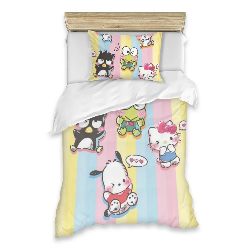 

Sanrio Keroppi Single Bed Sheets Set Complete Case Single Linen Quilt Cover